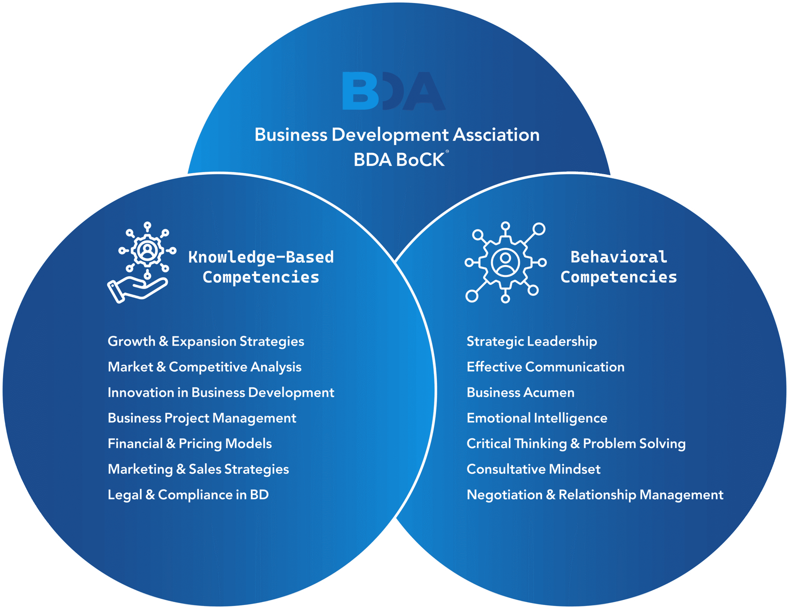 BDA BoCK 14 Competencies Map