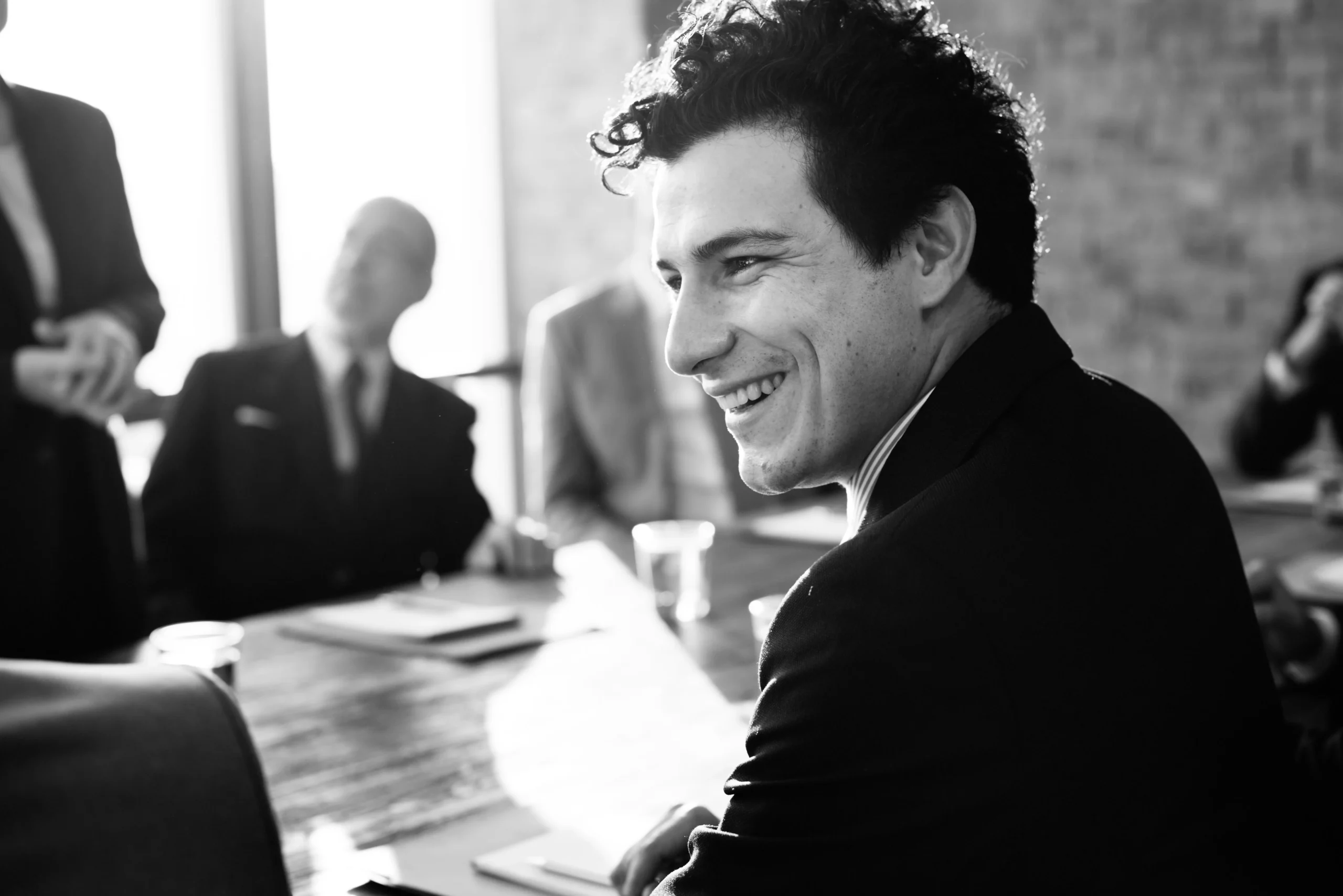 Professional working on growth strategy