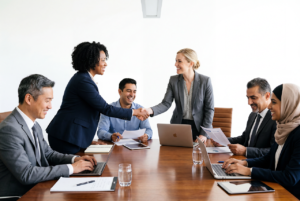 market expansion strategy framework showing stages from market analysis to execution and partnerships