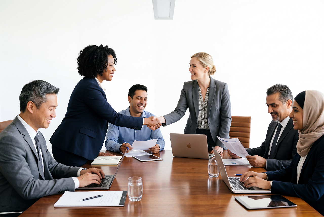 market expansion strategy framework showing stages from market analysis to execution and partnerships